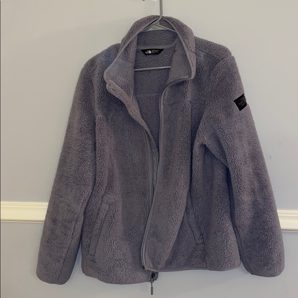 The north face zip up Sherpa size XL
